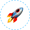 Decor: rocket